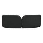 Daphne 89" Boucle Fabric Upholstered Sofa in Black
