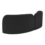 Daphne 89" Boucle Fabric Upholstered Sofa in Black