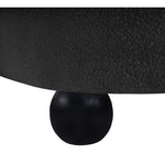 Daphne 89" Boucle Fabric Upholstered Sofa in Black