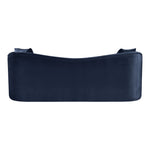 Destin 91" Velvet Upholstered Sofa in Navy