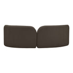 Daphne 89" Boucle Fabric Upholstered Sofa in Brown