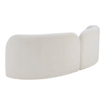 Daphne 89" Boucle Fabric Upholstered Sofa in Cream