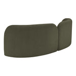 Daphne 89" Boucle Fabric Upholstered Sofa in Olive