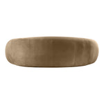 Emery 95" Velvet Upholstered Sofa in Beige