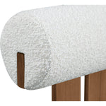 Dario Boucle Fabric Upholstered Dining Chair in Cream