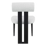 Dario Boucle Fabric Upholstered Dining Chair in Cream
