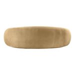 Emery 95" Velvet Upholstered Sofa in Camel