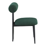 Dario Boucle Fabric Upholstered Dining Chair in Green