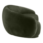 Emery 95" Velvet Upholstered Sofa in Green