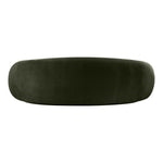 Emery 95" Velvet Upholstered Sofa in Green