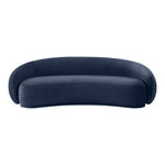 Emery 95" Velvet Upholstered Sofa in Navy