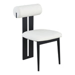 Dario Vegan Leather Upholstered Dining Chair in Cream
