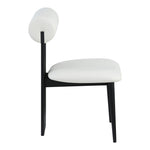 Dario Vegan Leather Upholstered Dining Chair in Cream