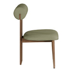 Dario Vegan Leather Upholstered Dining Chair in Green