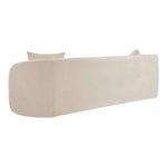 Penelope 92.5" Chenille Fabric Upholstered Sofa in Beige