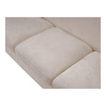 Penelope 92.5" Chenille Fabric Upholstered Sofa in Beige