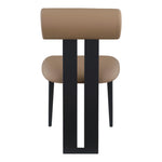 Dario Vegan Leather Upholstered Dining Chair in Tan