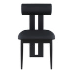 Dario Vegan Leather Upholstered Dining Chair in Black