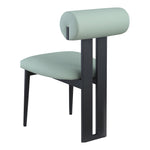 Dario Vegan Leather Upholstered Dining Chair in Mint