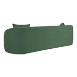 Penelope 92.5" Chenille Fabric Upholstered Sofa in Green