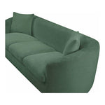 Penelope 92.5" Chenille Fabric Upholstered Sofa in Green