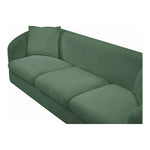 Penelope 92.5" Chenille Fabric Upholstered Sofa in Green