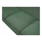 Penelope 92.5" Chenille Fabric Upholstered Sofa in Green