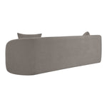 Penelope 92.5" Chenille Fabric Upholstered Sofa in Grey