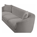 Penelope 92.5" Chenille Fabric Upholstered Sofa in Grey
