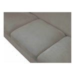 Penelope 92.5" Chenille Fabric Upholstered Sofa in Grey