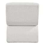 Desiree Boucle Fabric Upholstered Accent Chair in Cream