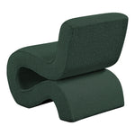 Desiree Boucle Fabric Upholstered Accent Chair in Green