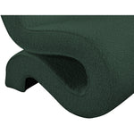 Desiree Boucle Fabric Upholstered Accent Chair in Green