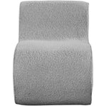 Desiree Boucle Fabric Upholstered Accent Chair in Grey