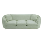 Penelope 92.5" Chenille Fabric Upholstered Sofa in Mint