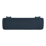 Penelope 92.5" Chenille Fabric Upholstered Sofa in Navy