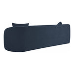 Penelope 92.5" Chenille Fabric Upholstered Sofa in Navy
