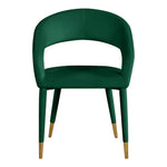 Destiny Velvet Upholstered Dining Chair in Green