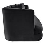 Alder 93.5" Velvet Upholstered Sofa in Black