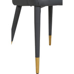 Destiny Vegan Leather Upholstered Dining Chair in Grey