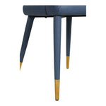 Destiny Vegan Leather Upholstered Dining Chair in Navy