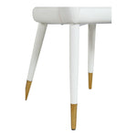 Destiny Vegan Leather Upholstered Dining Chair in White