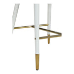 Destiny Vegan Leather Upholstered Counter Stool in White