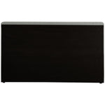 Devin Linen Textured Fabric Upholstered Queen Bed in Grey