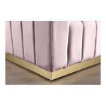Marlon 86.5" Velvet Upholstered Sofa in Pink