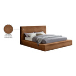 Dexter Corduroy Fabric Upholstered Queen Bed in Saddle