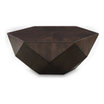 Diamante Oak Veneer Coffee Table in Brown