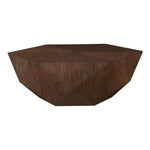 Diamante Oak Veneer Coffee Table in Brown