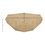 Diamante Veneer Coffee Table in Oak
