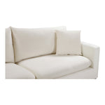 Naomi 81.5" Velvet Upholstered Sofa in Cream